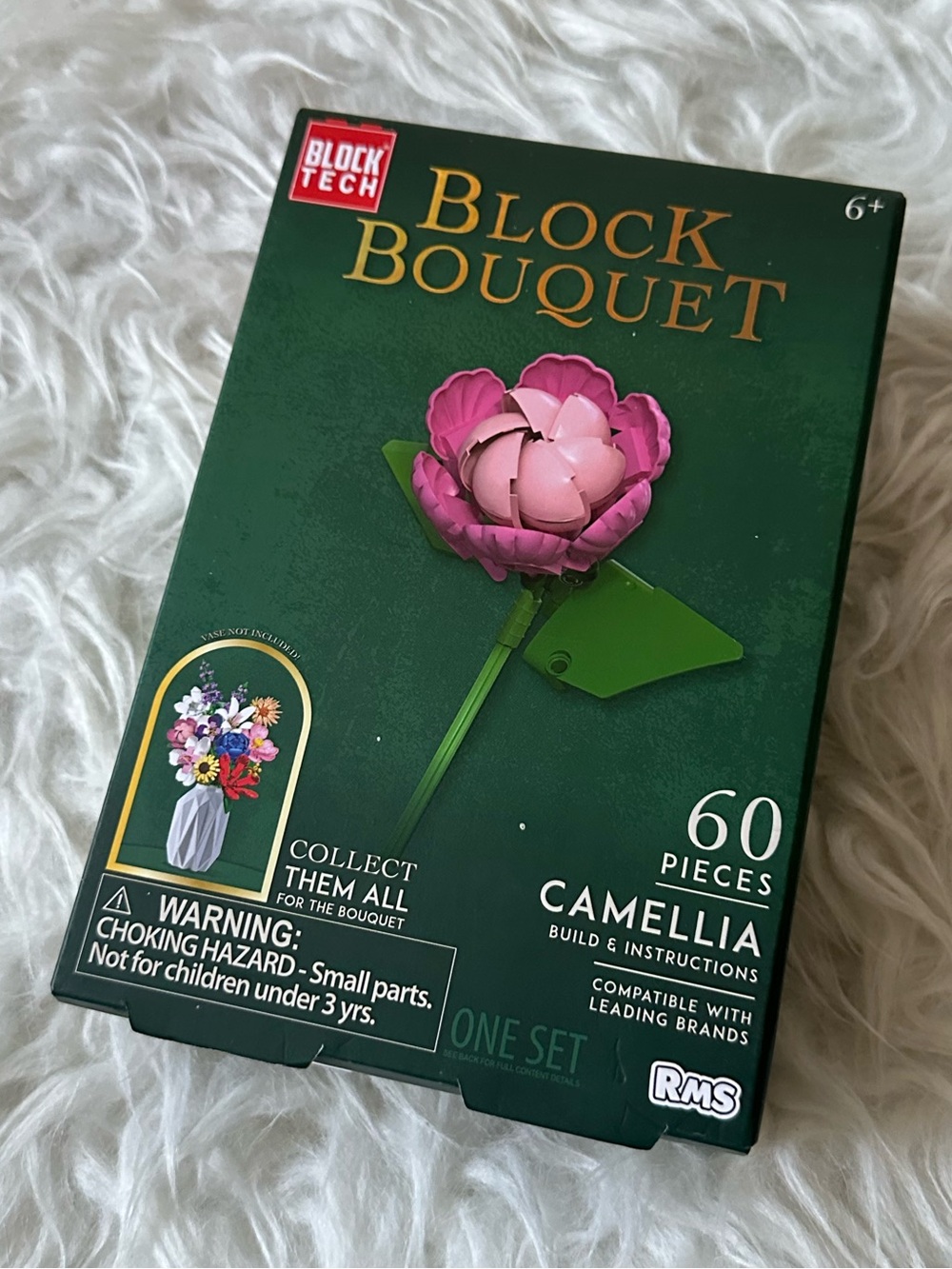 Block Bouquet Camellia Building Set